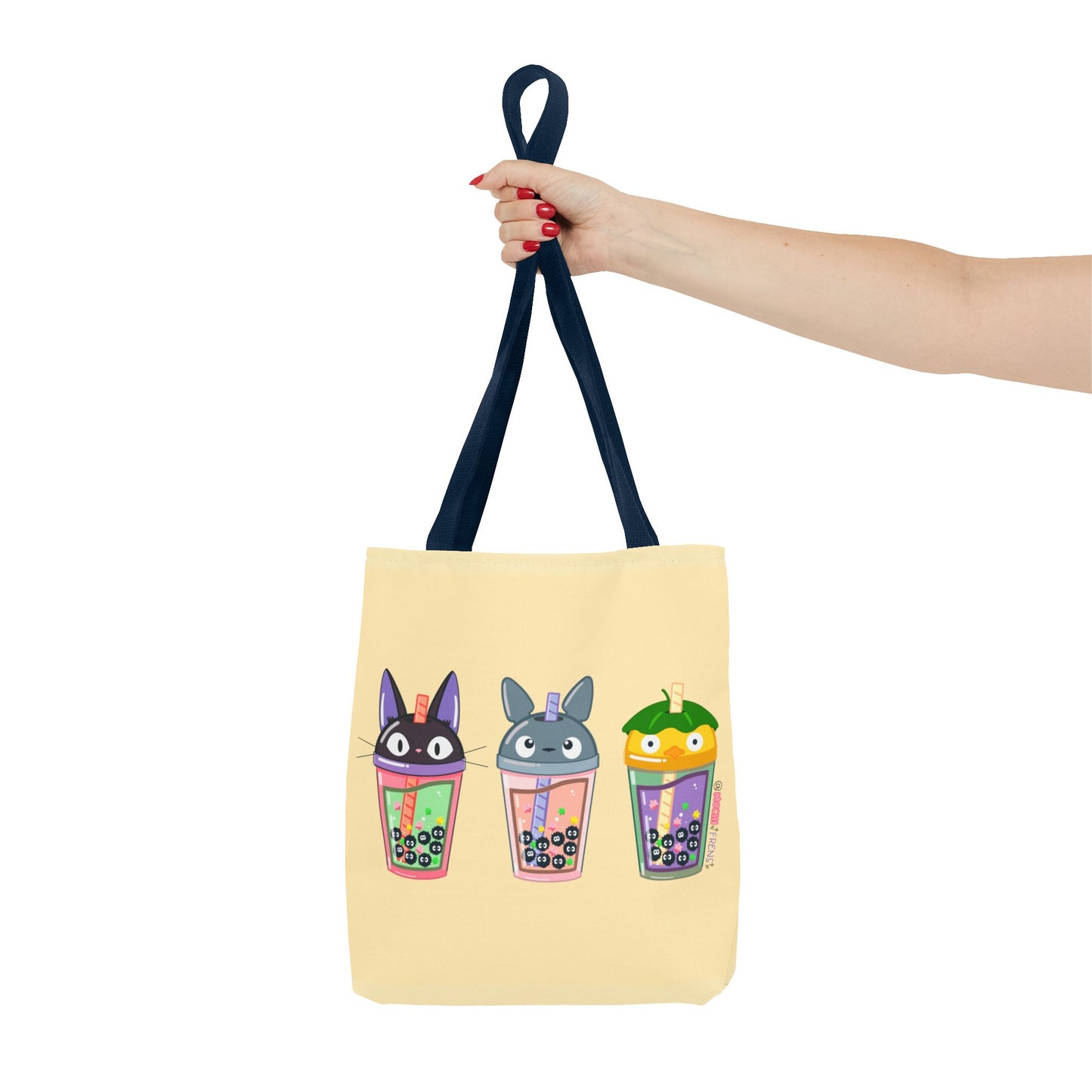 Anime Boba Soot Sprite Tote Bag