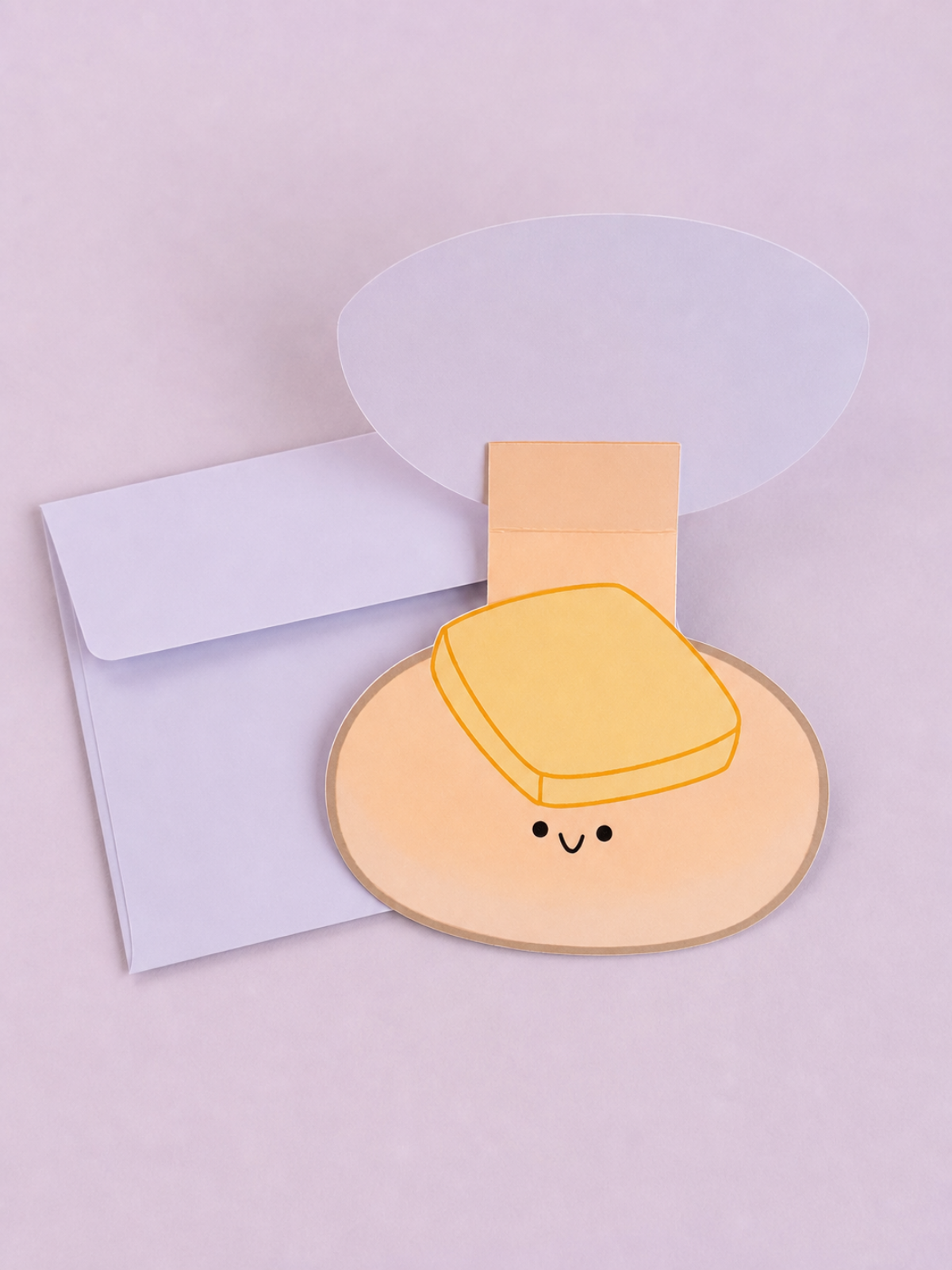 Bolo Bao Pineapple Bun Melon Pan Dim Sum Specialty Flip Tab Popup Card 5x4in