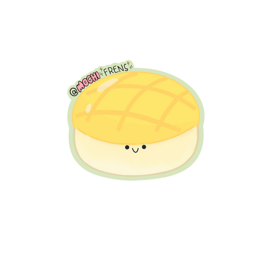 Bolo Bao Pineapple Custard Bun Dim Sum Sticker