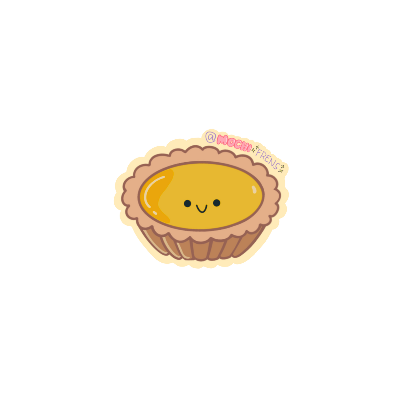 Dan Tat Egg Tart Dim Sum Sticker