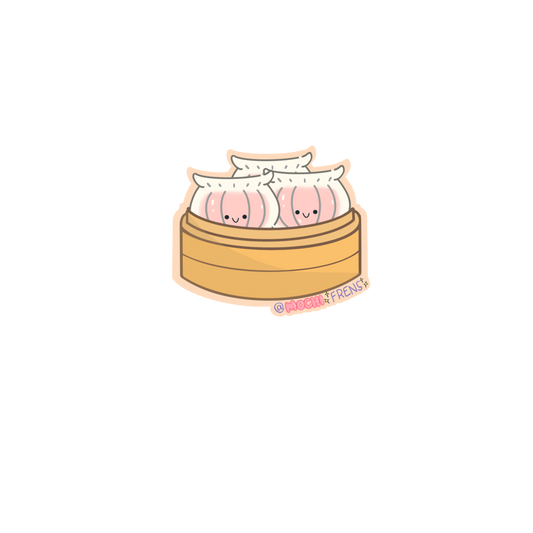 Har Gow Shrimp Dumpling Basket Dim Sum Sticker