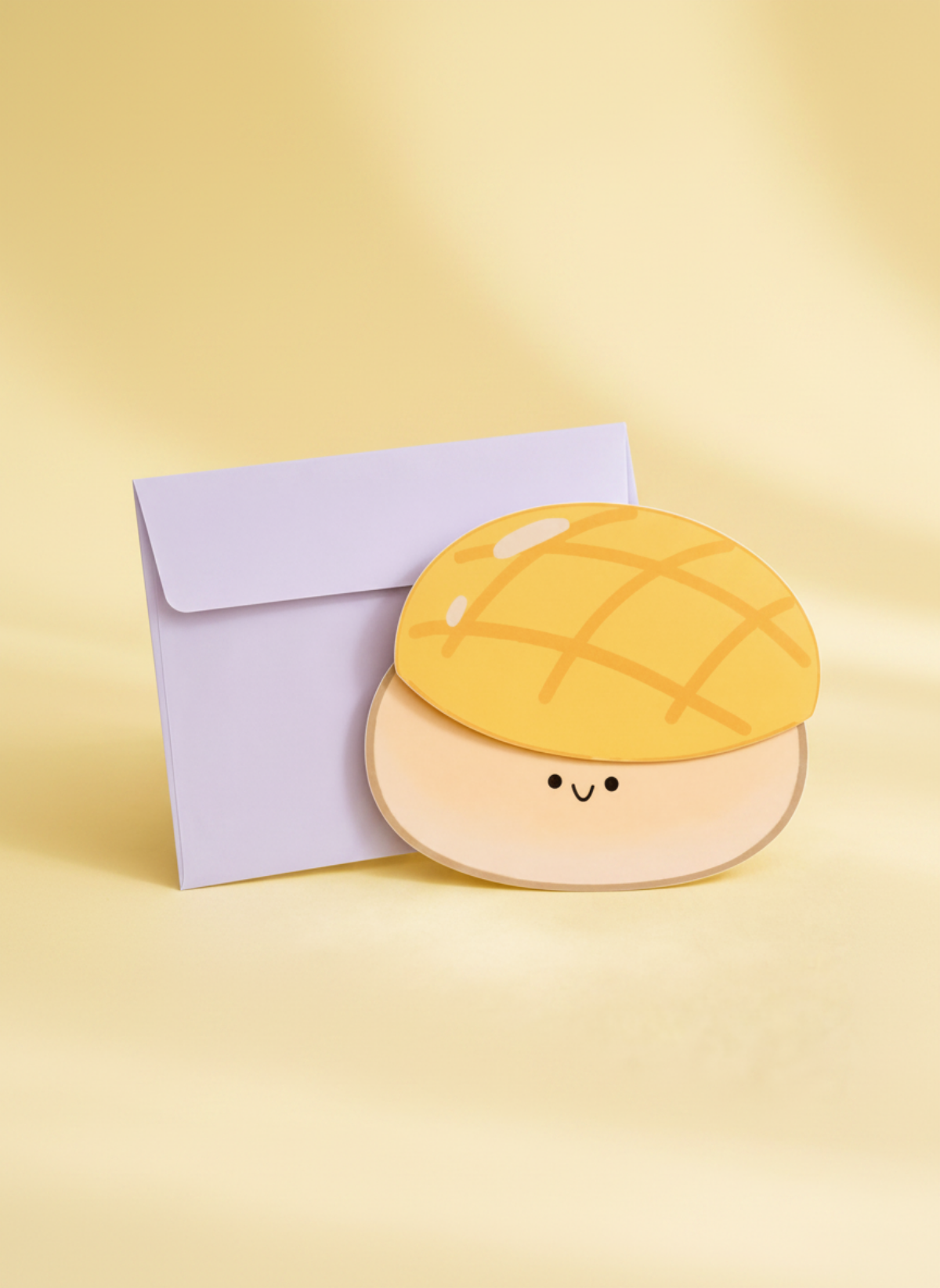 Bolo Bao Pineapple Bun Melon Pan Dim Sum Specialty Flip Tab Popup Card 5x4in